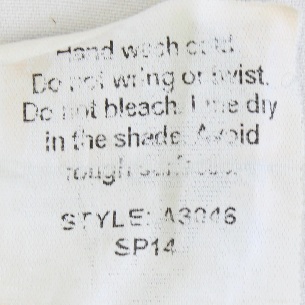 J. Crew Blue and White Seahorse Pattern Bikini Women's Large