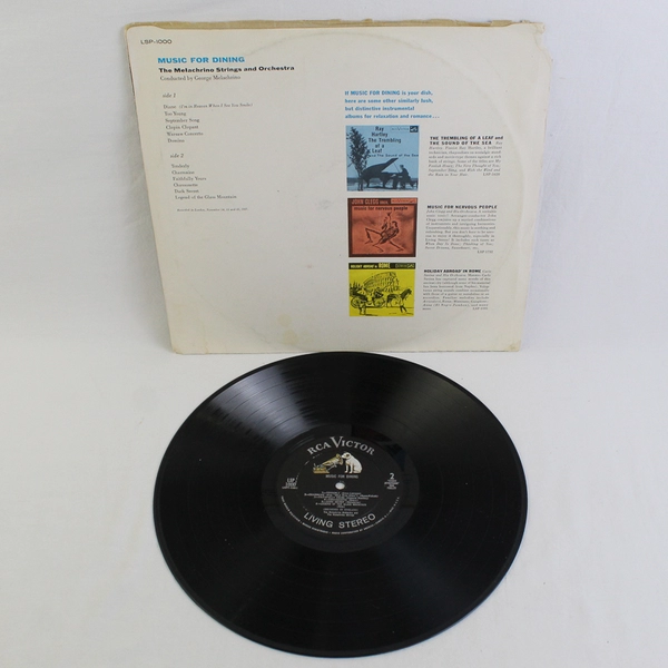 Moods In Music Music for Dining Melachrino Strings & Orchestra LSP 1000 Record