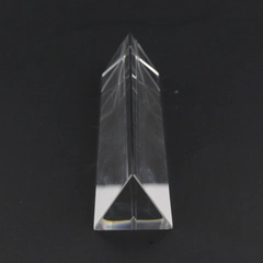 Amlong Crystal Triangle Prism in Box Used 1.5" x 6" Original Box