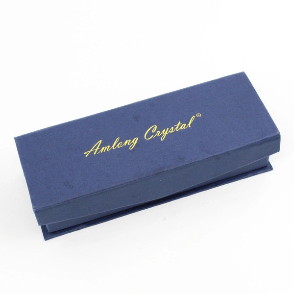 Amlong Crystal Triangle Prism in Box Used 1.5" x 6" Original Box