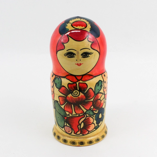 Six-Piece 9" Russian Wooden Nesting Dolls