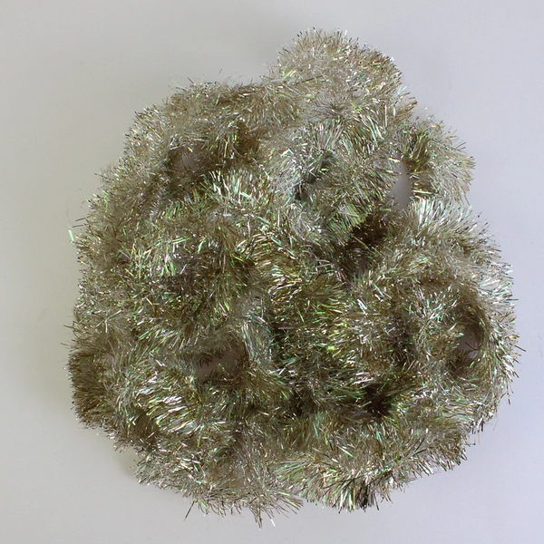 Decorative Christmas Holiday Tinsel Garland Iridescent 15ft