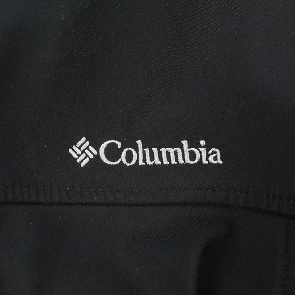 Columbia Black Stand Collar Zip-Up Jacket Men's Size Large