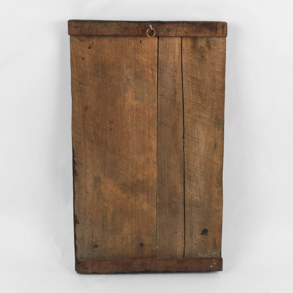 Asian Folk Art Traditional Lanna Style Handmade Wood Painting