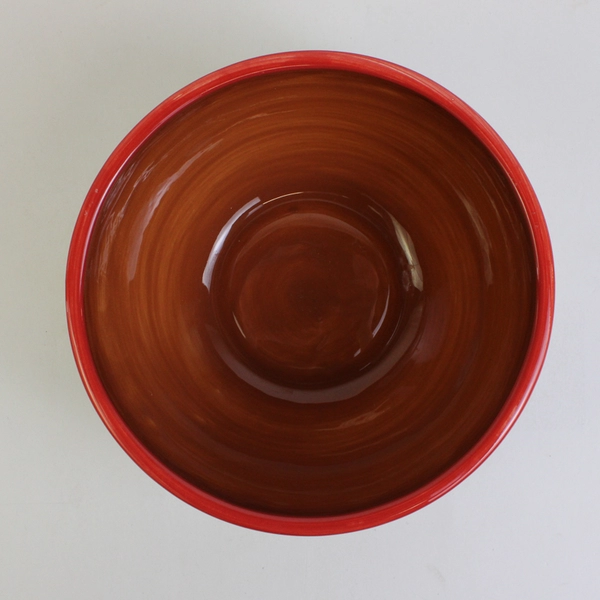 Clay Art StoneLite Hand-Painted Jalapeño Cereal Soup Bowl 6"