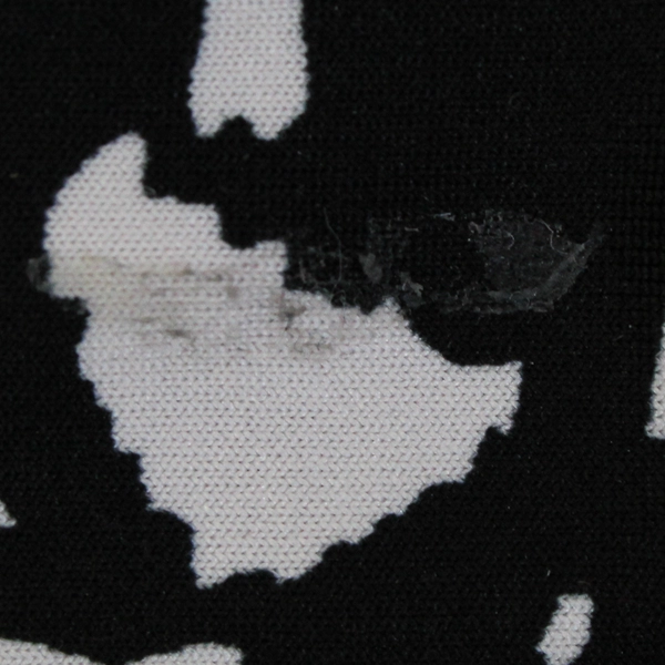 Notations Black and White Leopard and Zebra Print Button-Up Women's Large