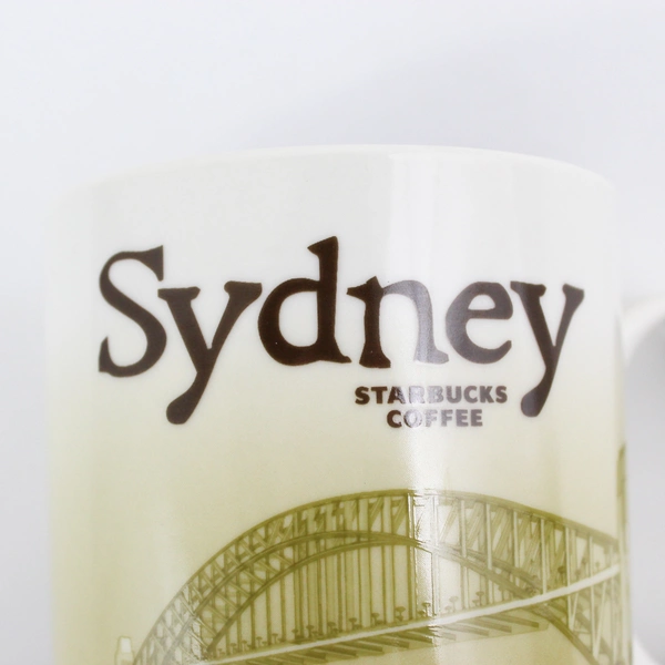 Starbucks Sydney Australia Global Icon City Ceramic Coffee Mug 16 Fl Oz 4" Tall