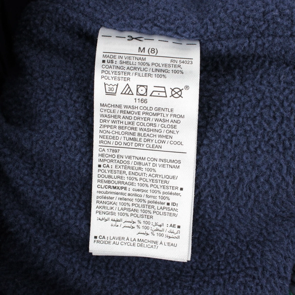 Old Navy Green Polka Dot Navy Blue Puffer Vest Girls' Size Medium 8