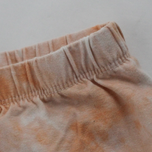 Gap Peach Orange Tie-Dye Pull-On Shorts Girls' Size Large 10