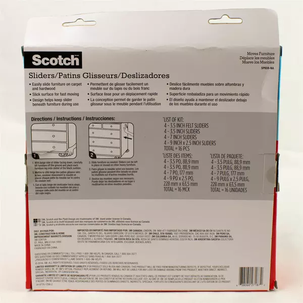 Scotch 16-Piece Furniture Moving Kit SP659-NA New