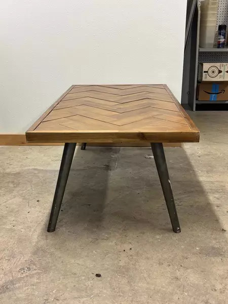 Ashley Furniture Vantori Rectangular Cocktail Table Parquet Tabletop