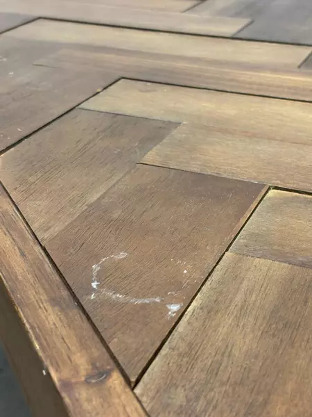 Ashley Furniture Vantori Rectangular Cocktail Table Parquet Tabletop