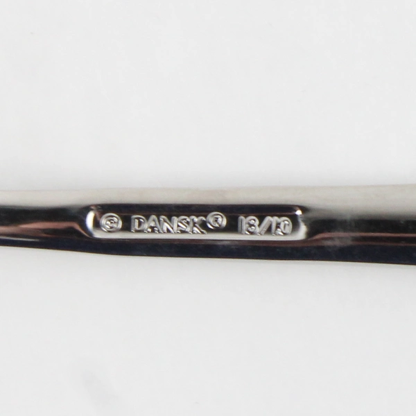 Lot Of 2 Dansk Orion Pattern Butter Knives 18/10 Stainless 7.25" Long Good