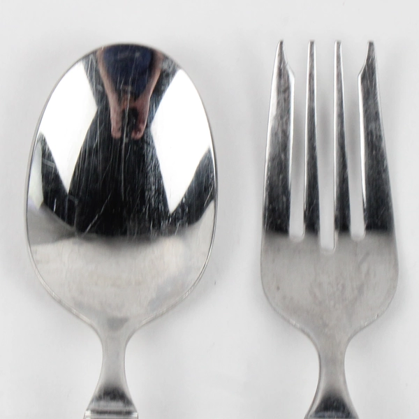 Lot of 5 Farberware Marissa Pattern 18/8 Stainless 4 Salad Forks 1 Teaspoon HTF