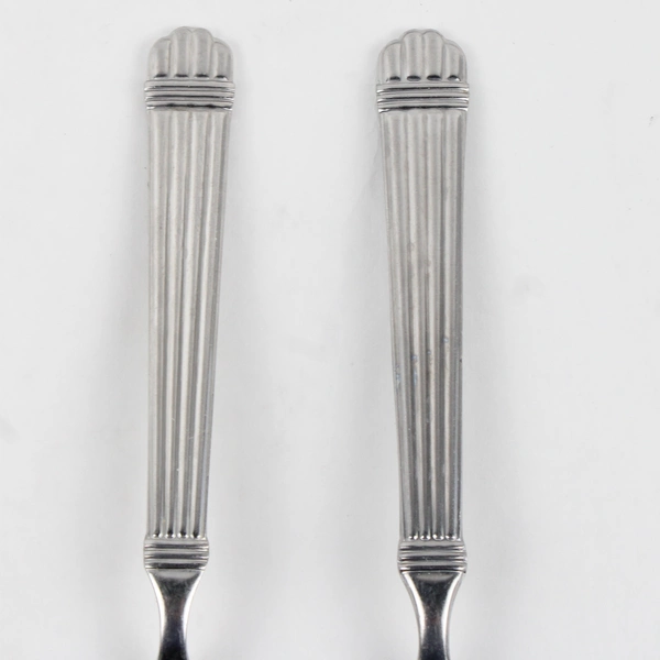 Lot of 5 Farberware Marissa Pattern 18/8 Stainless 4 Salad Forks 1 Teaspoon HTF