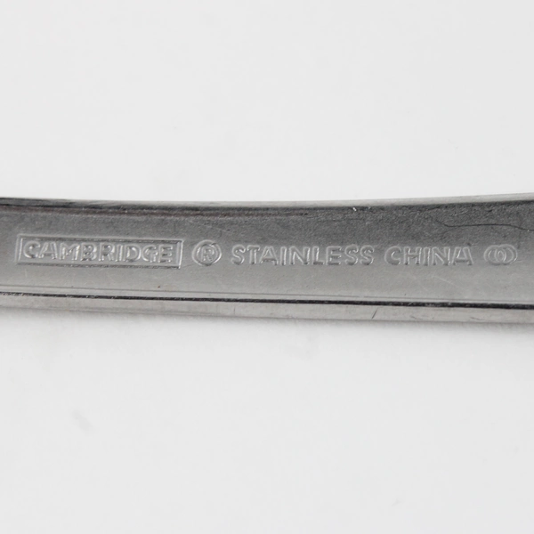 Lot Of 6 Cambridge Silver Codie Pattern Oval Soup Spoons SS 7.25" The Same Backs