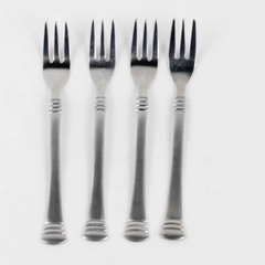 Lot Of 4 Cambridge Silver Codie Pattern Cocktail/Seafood Forks SS Hard To Find