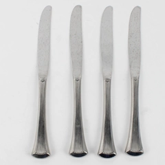 Lot of 4 International Silver Creation II 18/8 Stainless Dinner Knives 9.25"