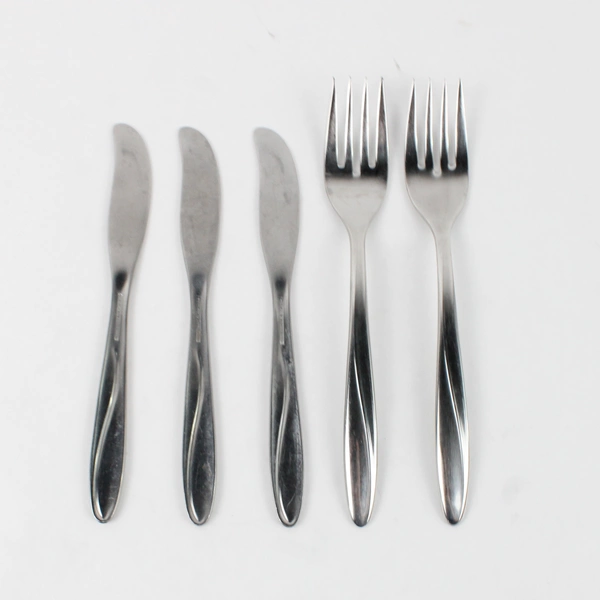 Lot Of 5 International Silver Christiania Pat SS 2 Salad Forks 3 Butter Knives