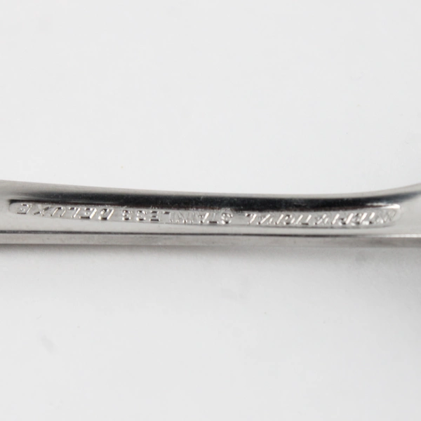 Lot of 2 International Silver Astra Pattern Oval Shaped Soup Spoons SS 7.25"