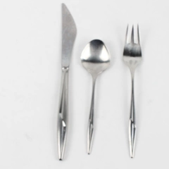 Lot of 3 International Silver Astra Pattern Sugar Spoon Salad Fork Hollow Knife