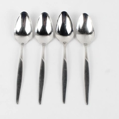 Lot of 4 International Silver Coronado Pattern Teaspoons Stainless 6.25" Good