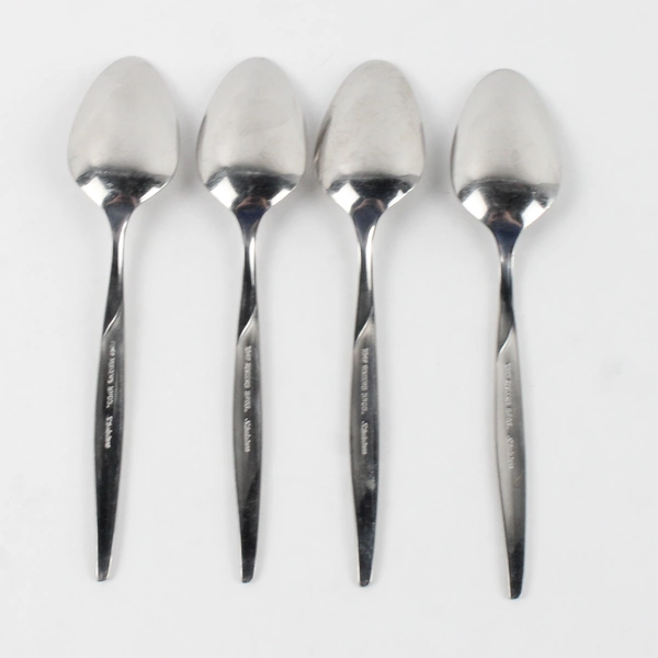 Lot of 4 International Silver Coronado Pattern Teaspoons Stainless 6.25" Good