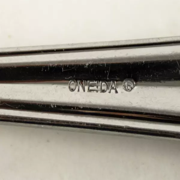 Lot of 3 Oneida Silver Wagner Pattern 18/10 Stainless Salad Forks 7" Rare HTF