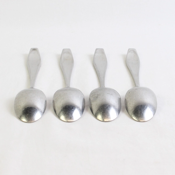 Lot of 4 Cambridge Silver CBS181 Pattern 18/10 SS Teaspoons 6.75" Rare HTF
