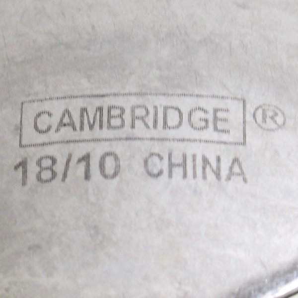 Lot of 4 Cambridge Silver CBS181 Pattern 18/10 SS Teaspoons 6.75" Rare HTF