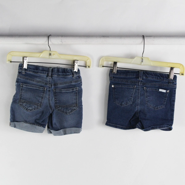 Lot of 2 Koala Kids and Cat & Jack Toddler Girls 4T Jean Shorts