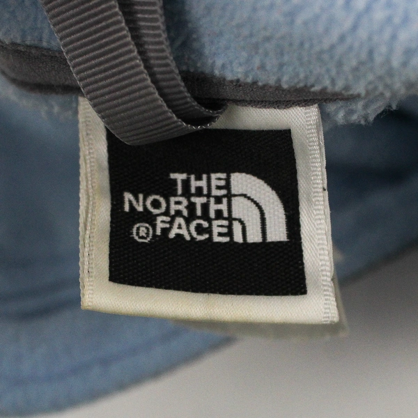 The North Face Women’s L Blue and Gray Fleece Full Zip Jacket with Pockets