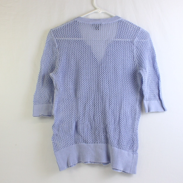 Ann Taylor Factory Pastel Purple Button Up Cardigan Sweater Women's Size M