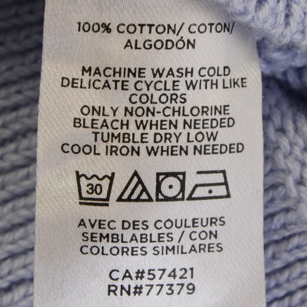 Ann Taylor Factory Pastel Purple Button Up Cardigan Sweater Women's Size M