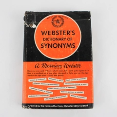 Vintage Webster's Dictionary of Synonyms 1st Edition 1951 Hardcover Dust Jacket