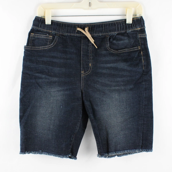 Old Navy Youth Boys XL (14-16) Dark Wash 360 Stretch Slim Denim Shorts