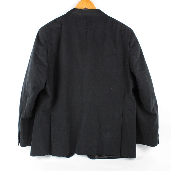 Banana Republic Men's 46R Black Striped Soft Cotton Suit Jacket