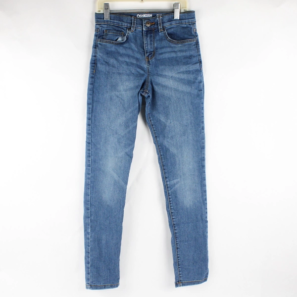 OshKosh B'Gosh Girls 12/12A Medium Wash Super Skinny Denim Jeans