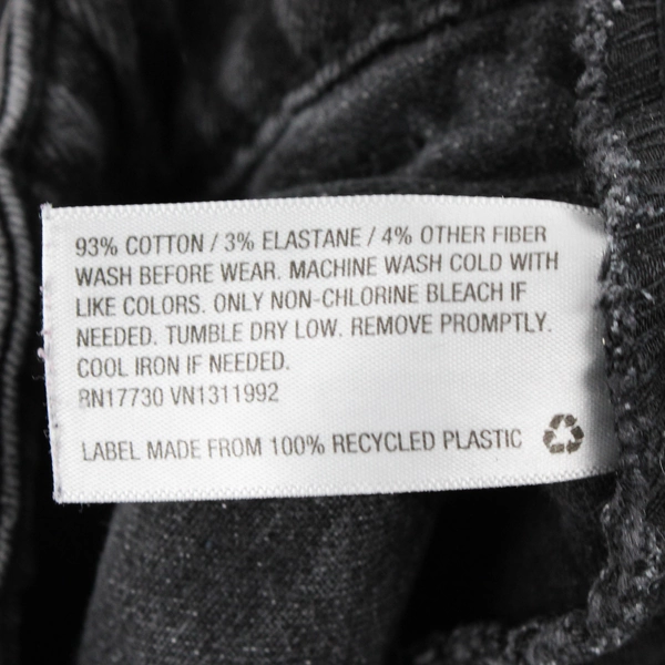 Cat & Jack Youth Girl's 10 Black Super Skinny Stretch Denim Jeans