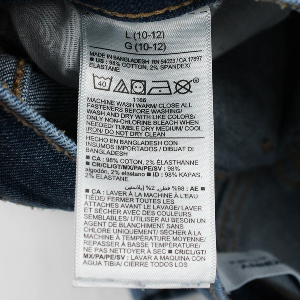 Old Navy Girls L (10/12) Medium Wash Skinny Pull-On Stretch Denim Jeans