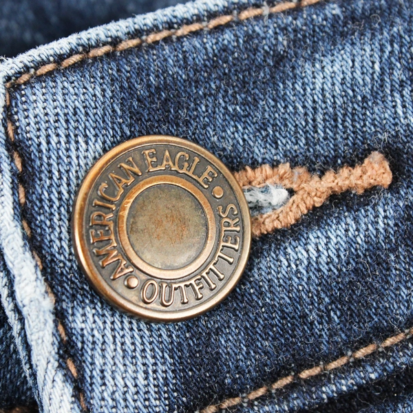 American Eagle Women's 12 Short Medium Wash Next Level Stretch Skinny Jeans