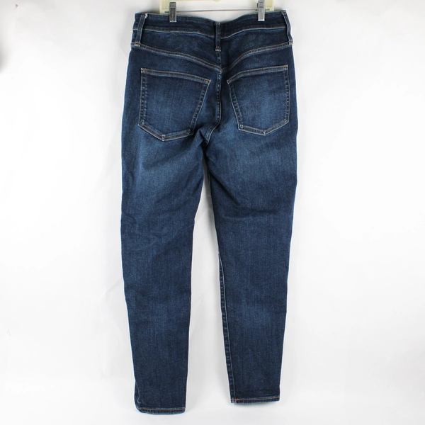 J.Crew Women's 30 Dark Wash Stretch Toothpick High Rise Skinny Denim Jeans