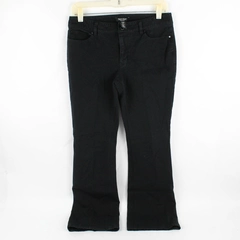 White House Black Market Women's 8P Black Skinny Flare Stretch Jeans