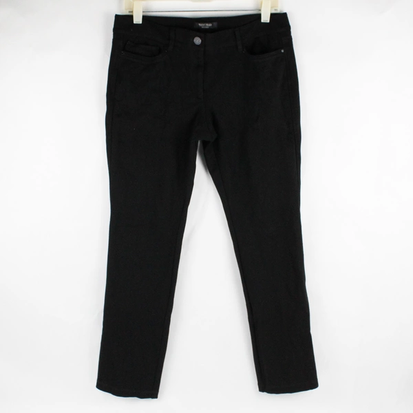 White House Black Market Women's 8P Black Stretch Slim Leg Dress Pants