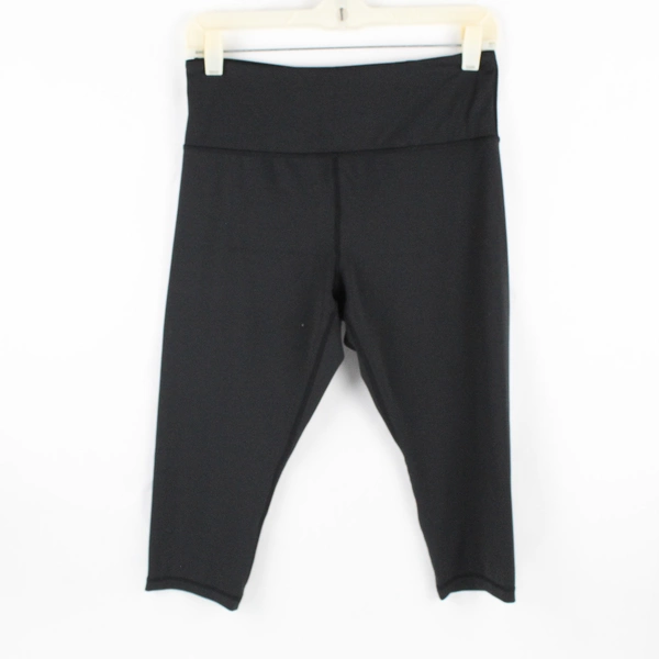 Zyia Active Women’s M (8-10) Solid Black Capri Style Athletic Leggings