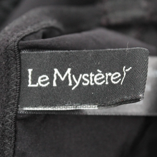 Le Mystere Women's 36E Black Lace Full Bra Camisole #3965