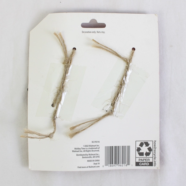 4-pc Dogs Hanging Holiday Ornaments Tree Decorations, Holiday Time New