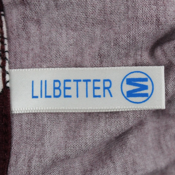 Lilbetter Women's M Purple Floral V Neck Long Sleeve Maxi Dress