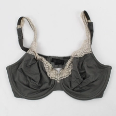 Soma Women's 36DD Gray with Cream Lace Unpadded Underwire Bra