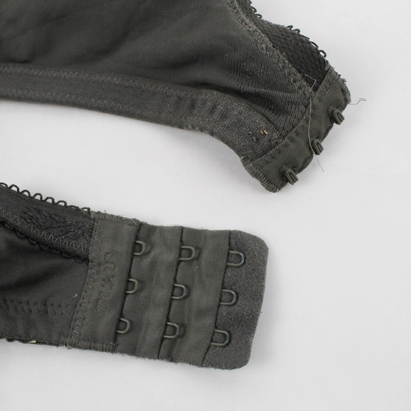 Soma Women's 36DD Gray with Cream Lace Unpadded Underwire Bra